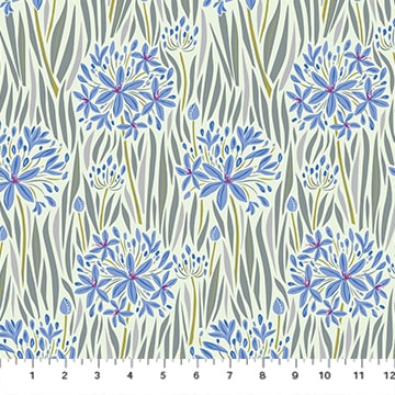 Agapantha Cool- Wandering Eye Collection by Kathy Doughty