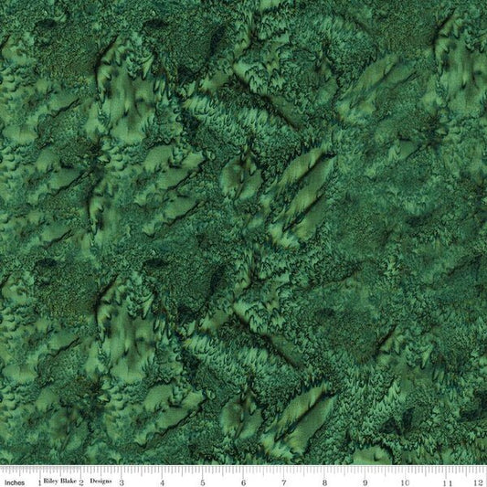 Expressions Batiks Hand-Dyes Forest Green