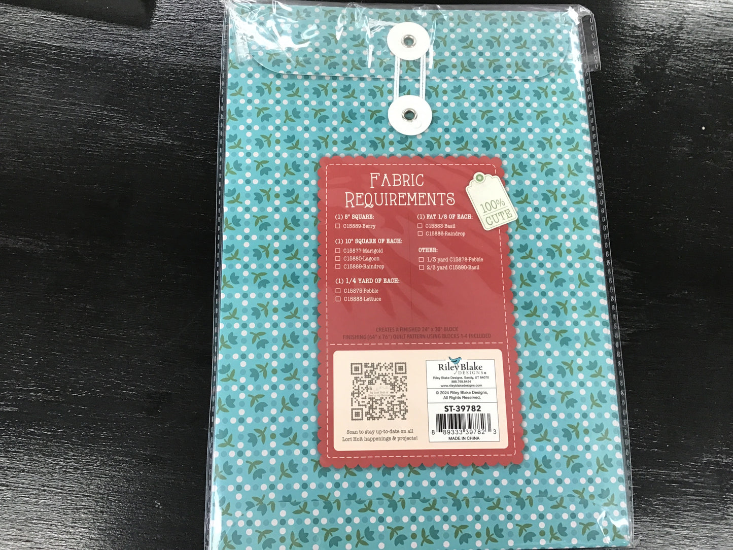 Lori Holt Piece & Plenty Quilt Seeds Flower Basket No. 3