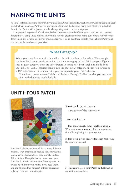 Quilter's Scrap Pantry - Making Quilts from Scraps
