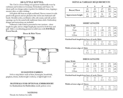 110 Little Kittel - Sewing Pattern