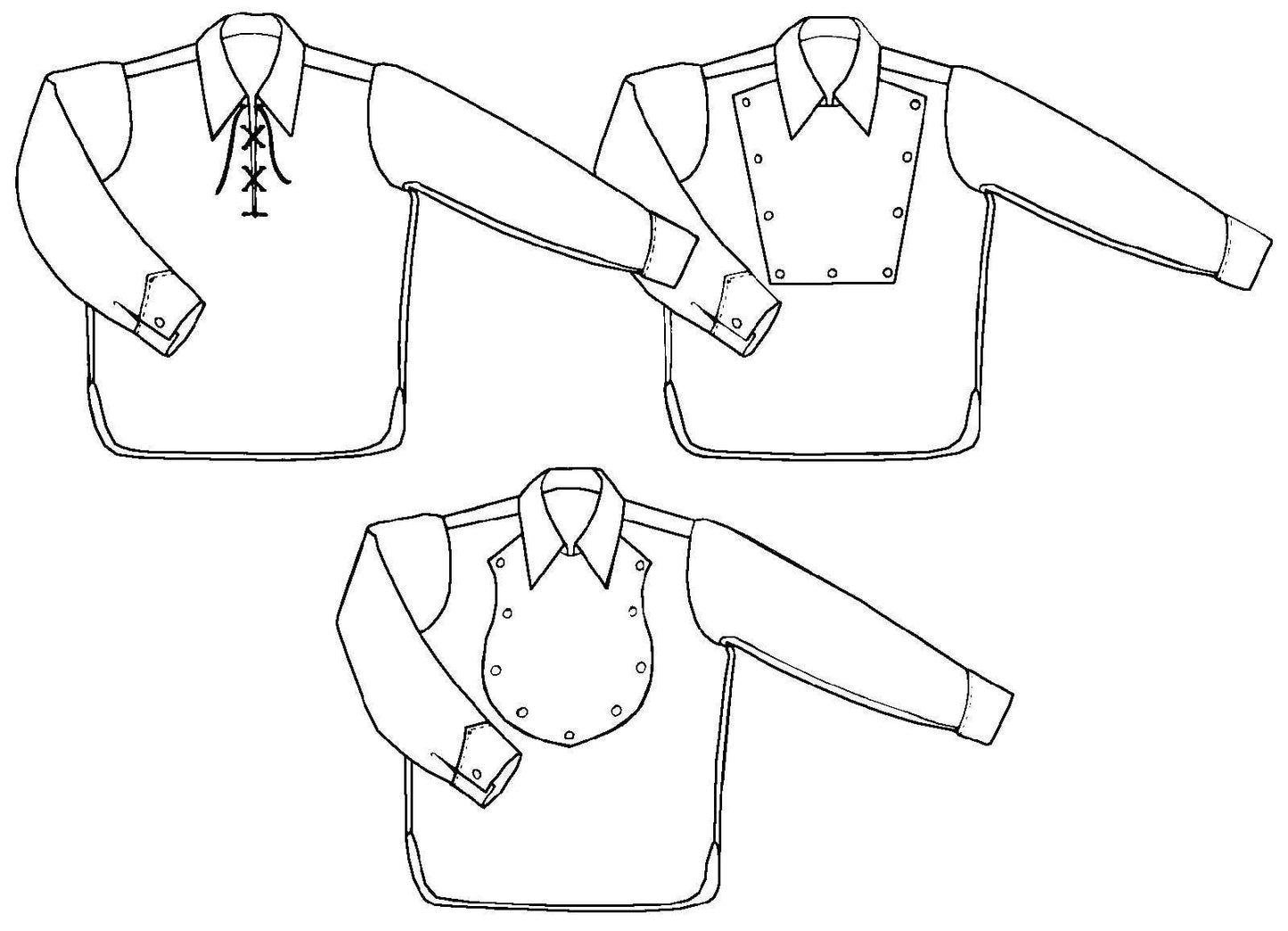 218 Child's Frontier Shirt - Sewing Pattern