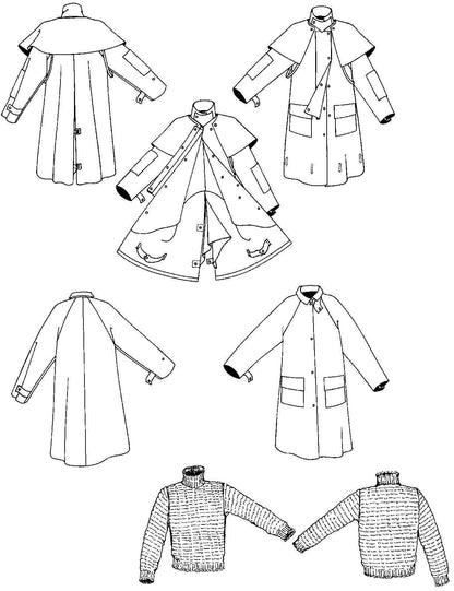137 Australian Drover's Coat - Sewing Pattern