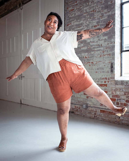Chanterelle Pants and Shorts Printed Pattern Sizes 22-34