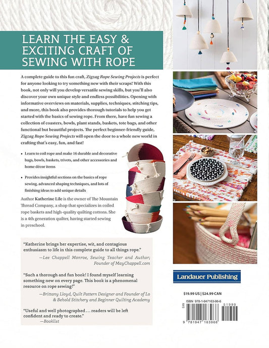 Zigzag Rope Sewing Projects - Home Accessories to Make