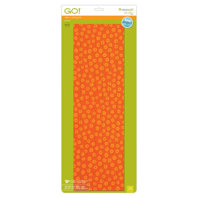 AccuQuilt GO! Die Strip Cutter-1" (1/2" Finished) 7 Strips 55052