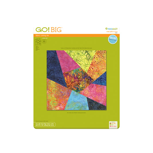 Accuquilt GO! Big 55861 Crazy Quilt 10 inch