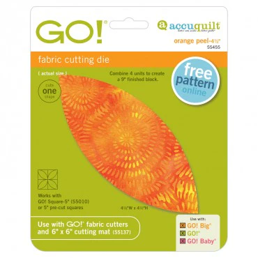 AccuQuilt GO! Orange Peel 4 1/2" 55455