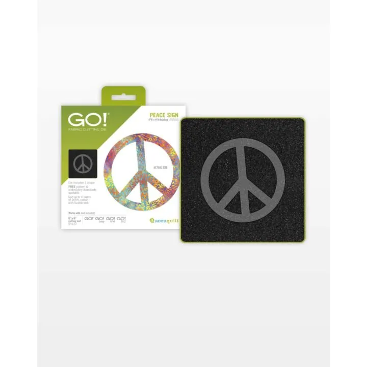 AccuQuilt GO! Peace Sign Die