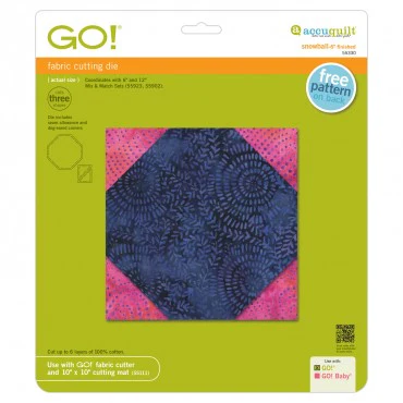AccuQuilt GO! Die Snowball-6" Finished 55330