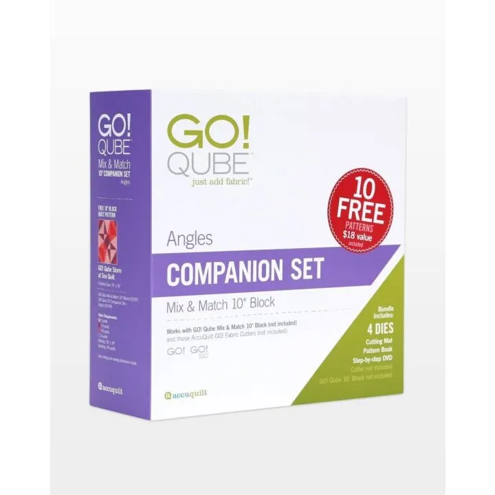 AccuQuilt GO! Qube 10" Companion Set-Angles