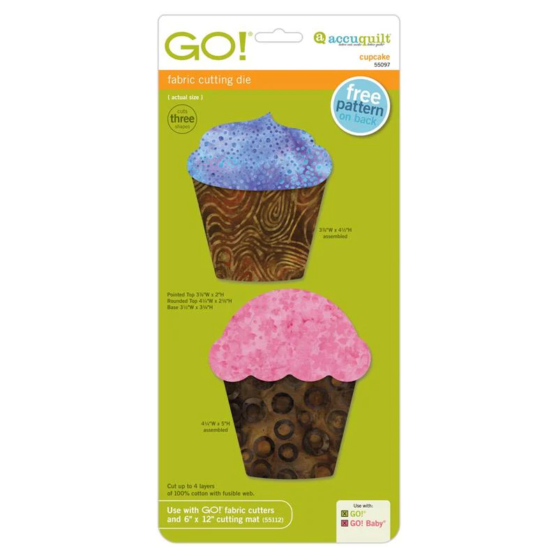 AccuQuilt GO! Die Cupcake 55097